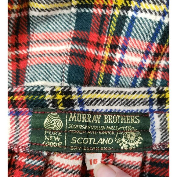 Murray Brothers Stewart Dress Tartan Kilt, Scotland, 100% Wool Size 16 READ - Picture 5 of 5